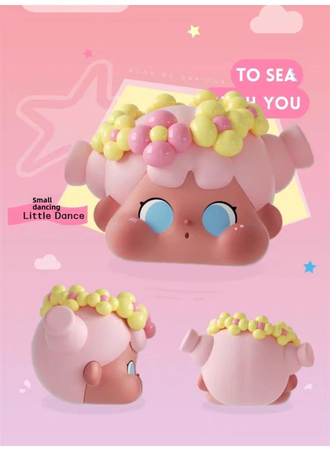 The new QOQO accompany you to see the sea blind box TO SEA WITH YOU hand-made doll tide toy desktop ornaments